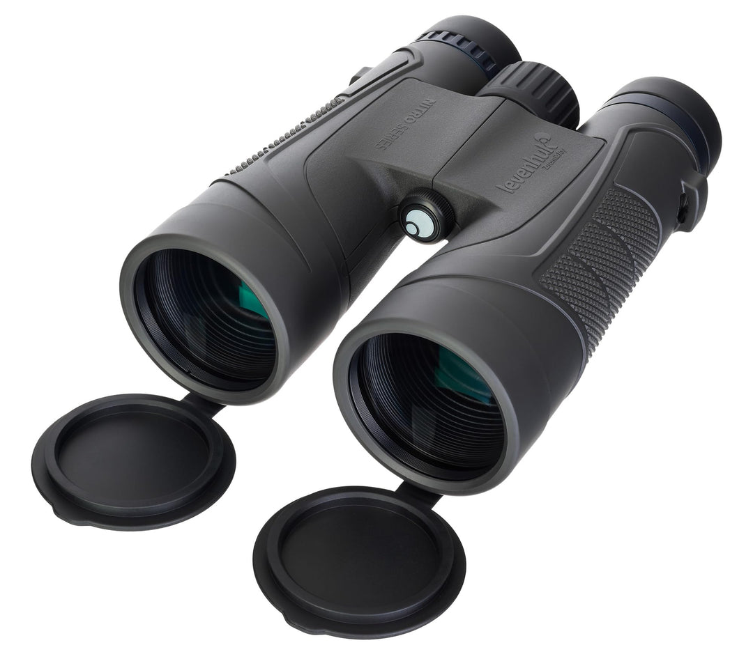 Levenhuk Nitro 10x50 Leistungsstarkes, Leichtes Feldfernglas für Erwachsene | Wasserdicht, mit Tasch