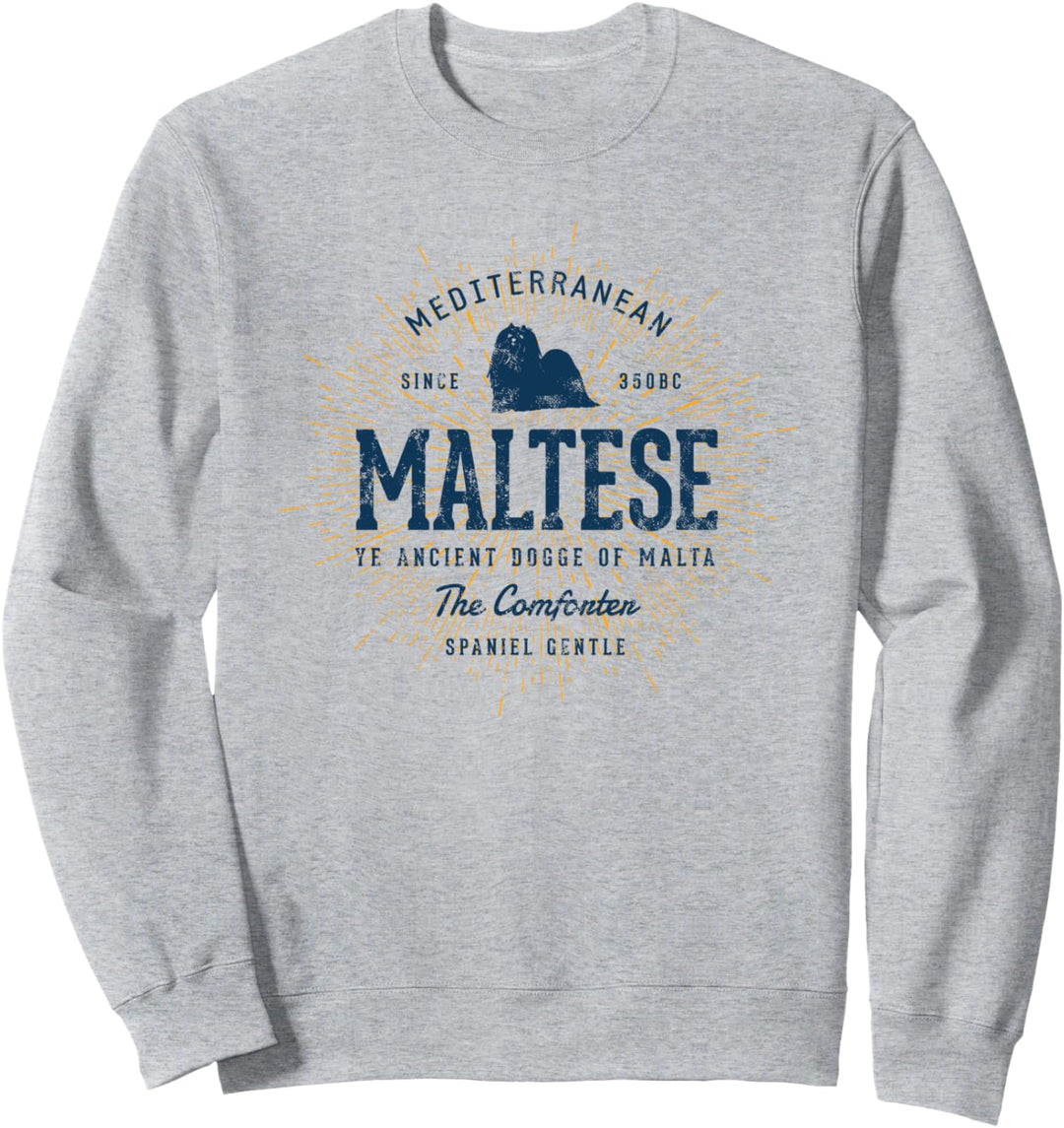 Maltese Geschenk Vintage Malteser Sweatshirt
