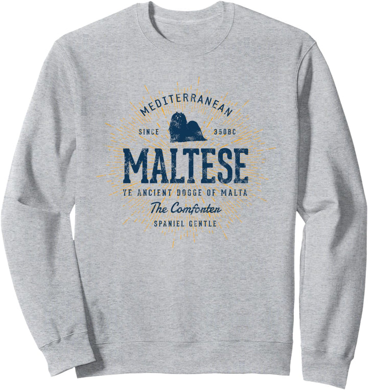 Maltese Geschenk Vintage Malteser Sweatshirt