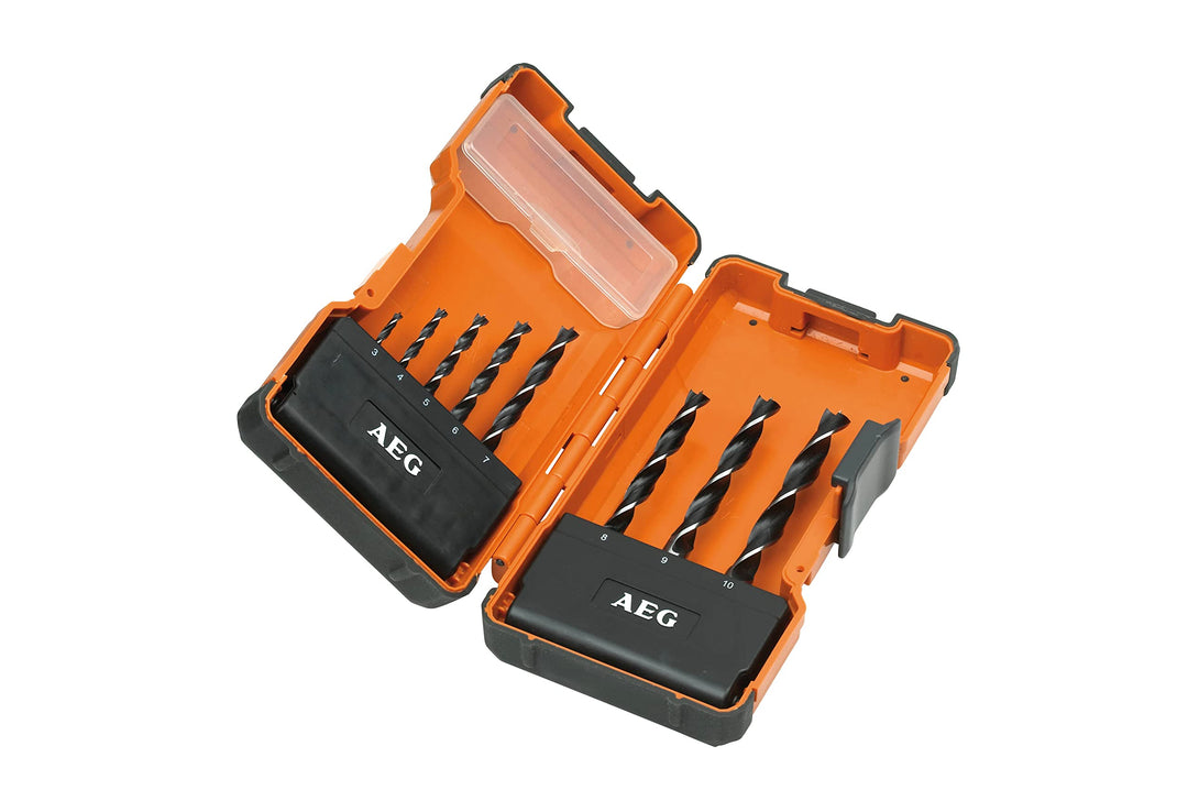 AEG 4932352247 Powerset Holzbohrer, 8-teilig