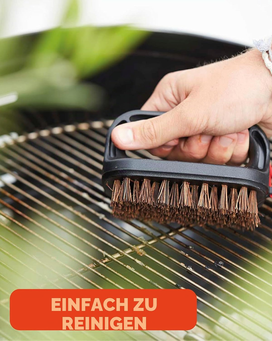 barbecook Edson Grilltonne, feuertonne mit grillplatte, Grillen für 10 Personen, Schwarz, 60x60x90cm
