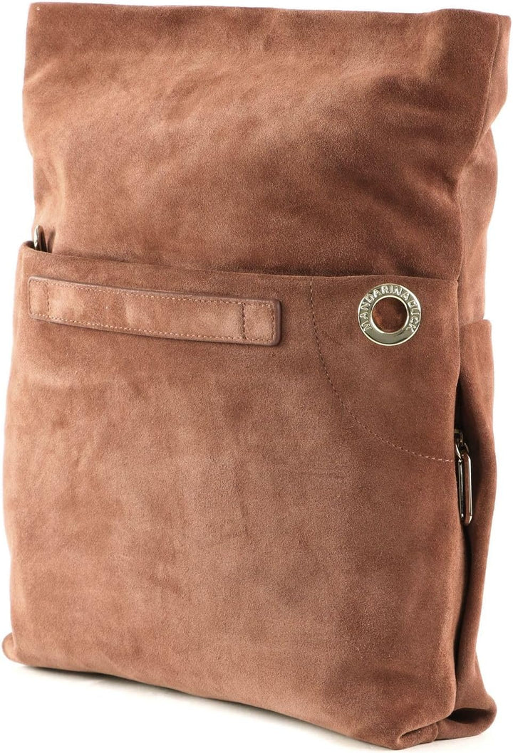 Mandarina Duck Damen Mellow Velvet Kuriertasche, Saddle