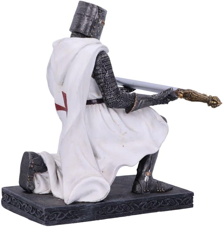 Nemesis Now Knight's Eath Stifthalter, Whilte, 16,8 cm, weiss, 16.8cm
