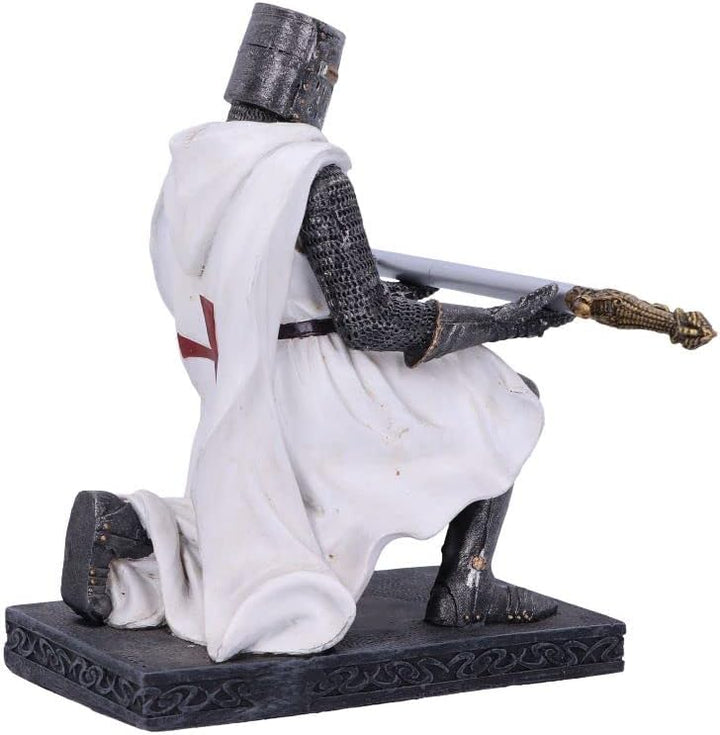 Nemesis Now Knight's Eath Stifthalter, Whilte, 16,8 cm, weiss, 16.8cm