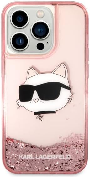 KARL LAGERFELD KLHCP14XLNCHCP Hülle für iPhone 14 Pro Max 6,7" Rosa hardcase GLI