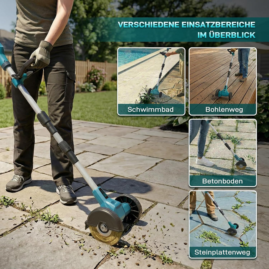 ohyes Akku-Fugenreiniger Kompatibel mit Makita 18v B Series Batterie mit verstellbarem Teleskopführu