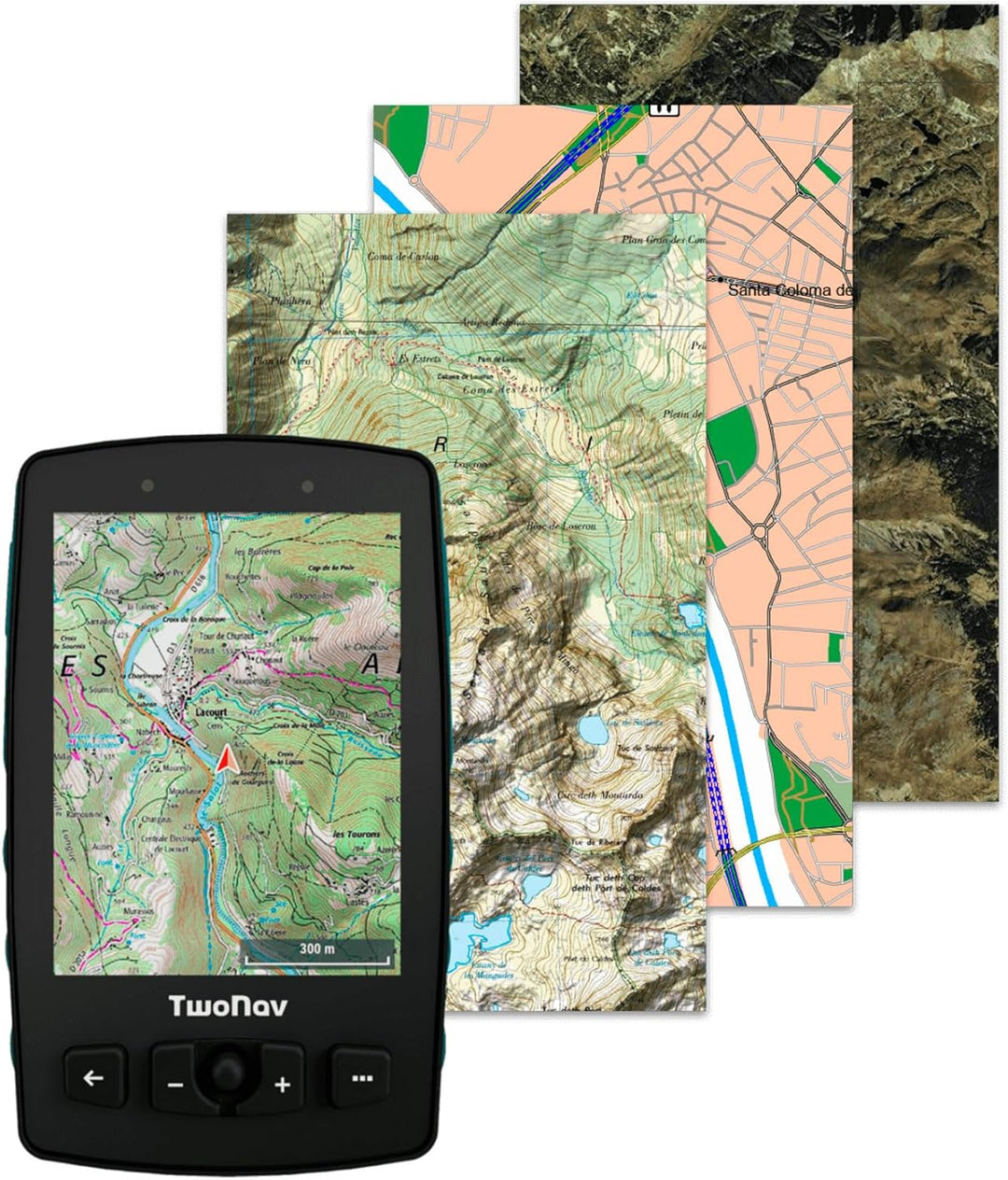 TwoNav Aventura 2 Plus Motor (32 GB) + MicroSD (128 GB) + Karte Full Deutchland BKG Topo 1:25000 ins