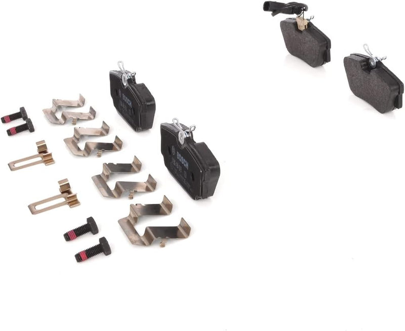 Bosch BP457 Bremsbeläge - Hinterachse - ECE-R90 Zertifizierung - vier Bremsbeläge pro Set