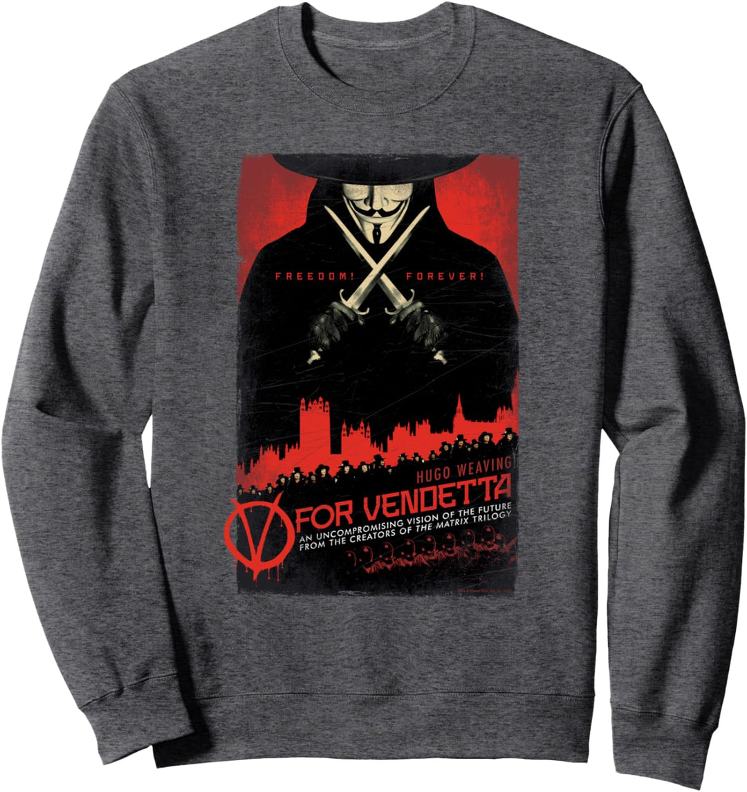 V for Vendetta Poster Sweatshirt