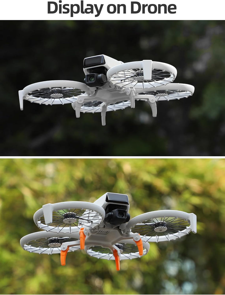 Faltbare Spider Landewerk Verlängerung & Schutz Kompatibel für DJI FLIP Drohnen - Tragbares höhenver