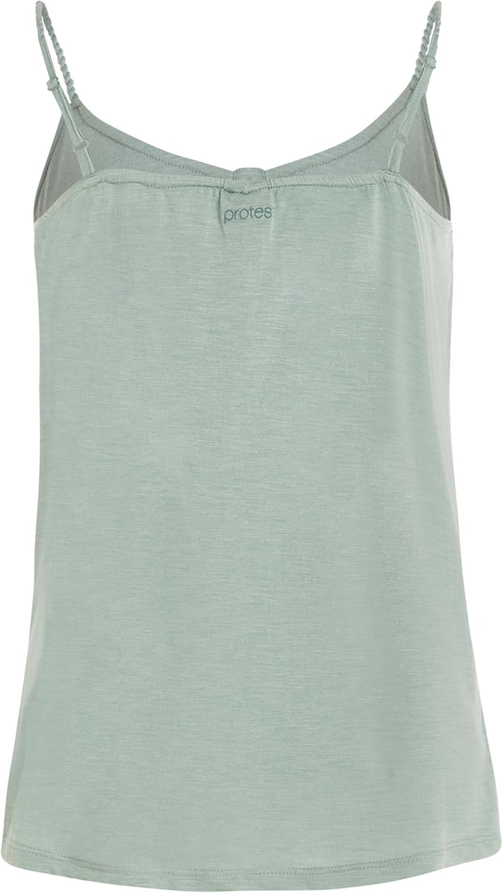 Protest Damen Spaghetti Top PRTKIAWAH XS Green Baygreen, XS Green Baygreen
