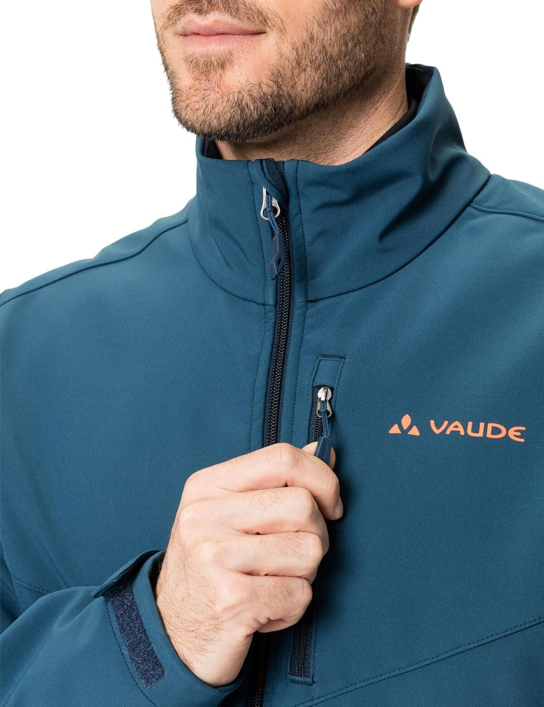 VAUDE Men's Cyclone Jacket VI - Softshelljacke Herren S baltic sea uni, S baltic sea uni