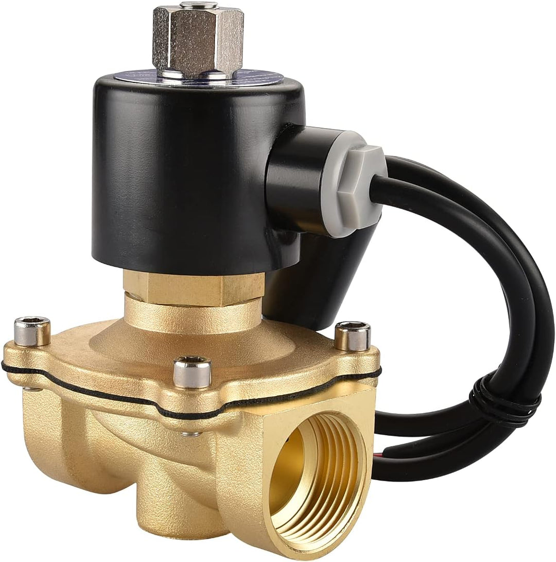 Heschen Elektrisches Magnetventil aus Messing, 2W-250-25KJ, PT1'', DC24V, Direktes Handeln für Wasse