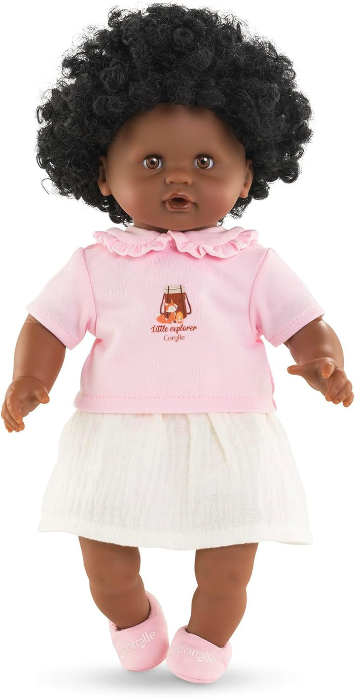 Corolle Mon Premier Poupon - T-Shirt & Rock, Kleiner Entdecker, Puppenkleidung, 30 cm, ab 18 Monate,
