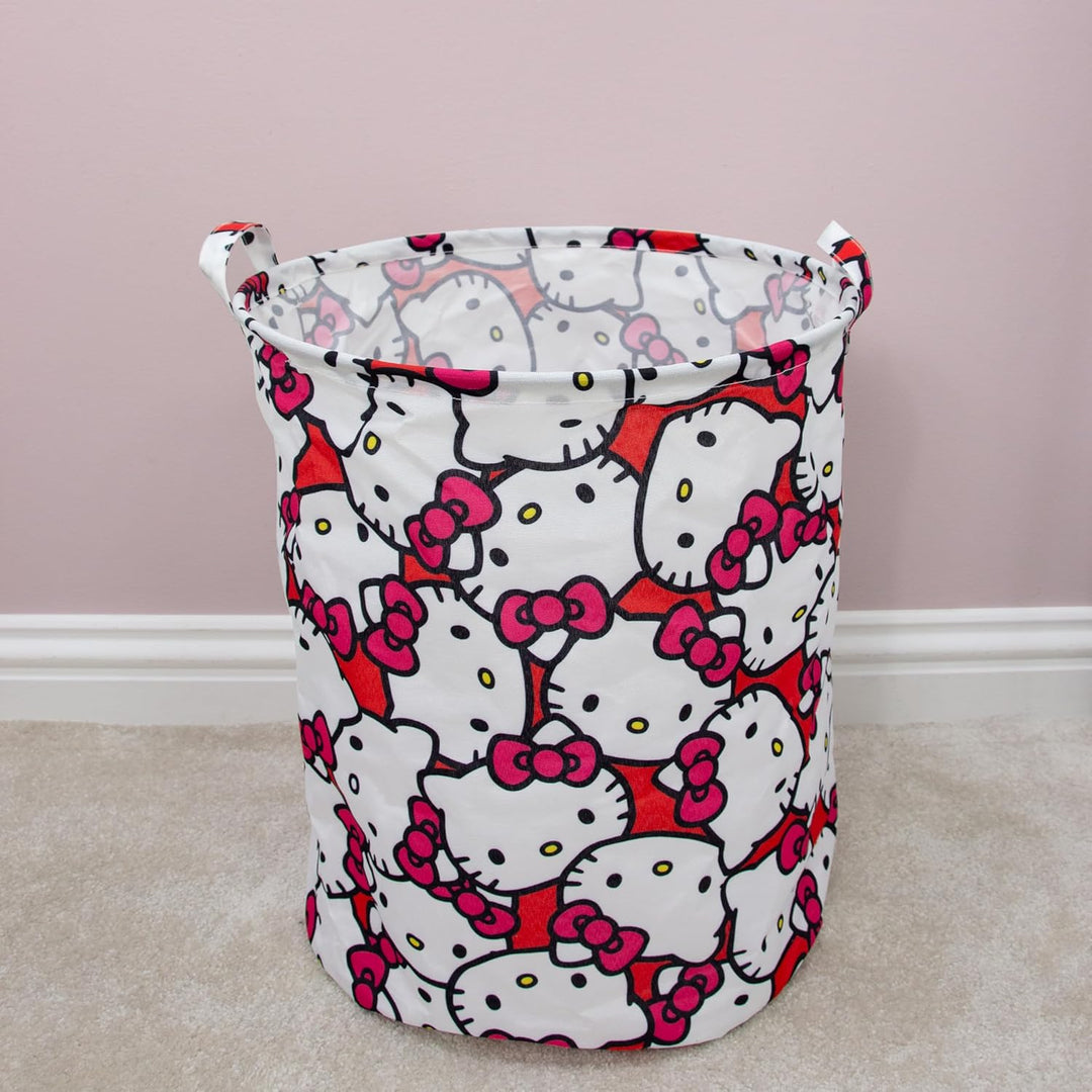 Character World Hello Kitty Offizieller Aufbewahrungskorb | Sternen-Design, Wäschekorb mit Spielzeug
