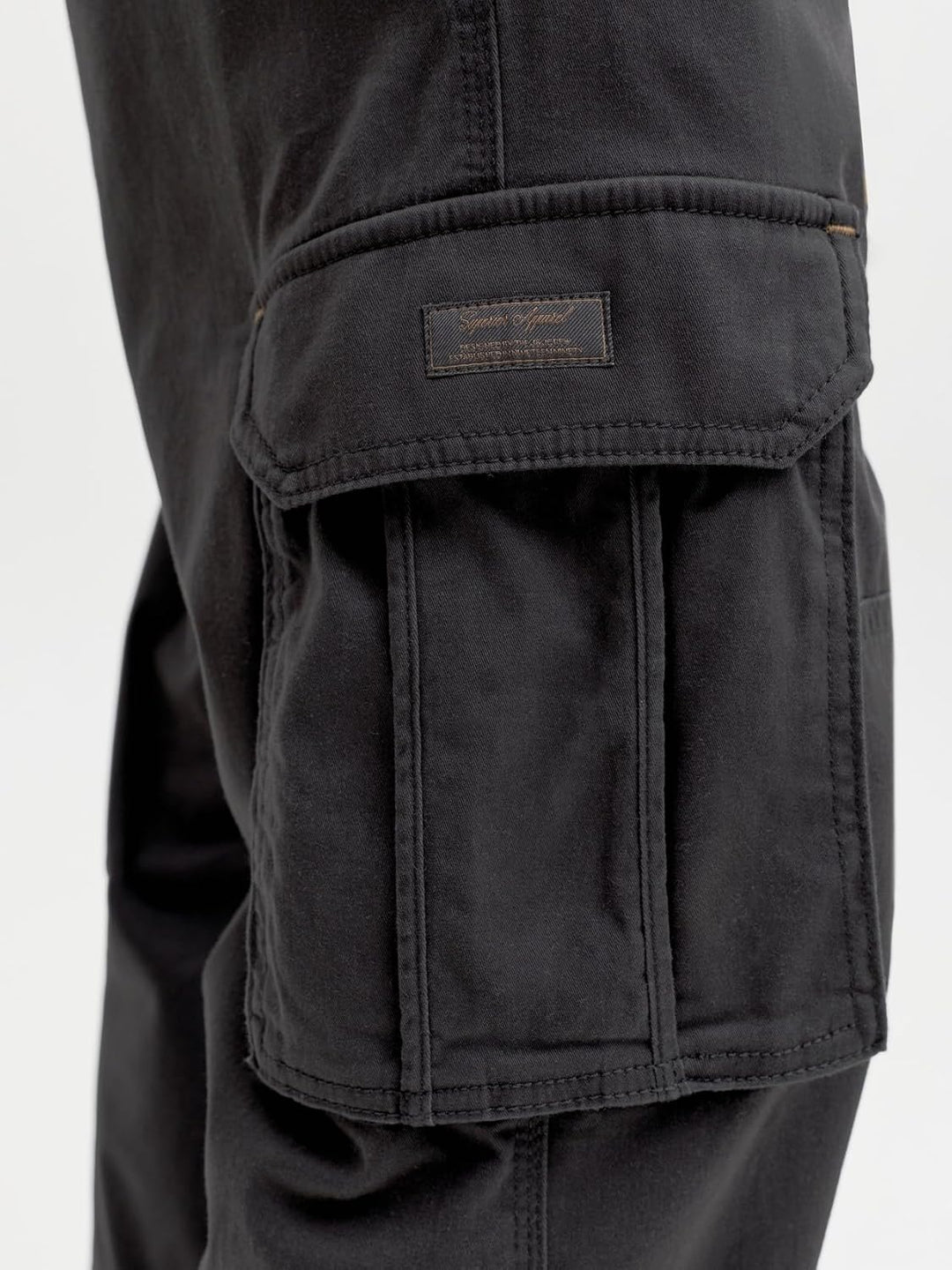 JACK & JONES Male Cargo-Hose Relaxed Fit Cargo-Hose XS Schwarz, XS Schwarz