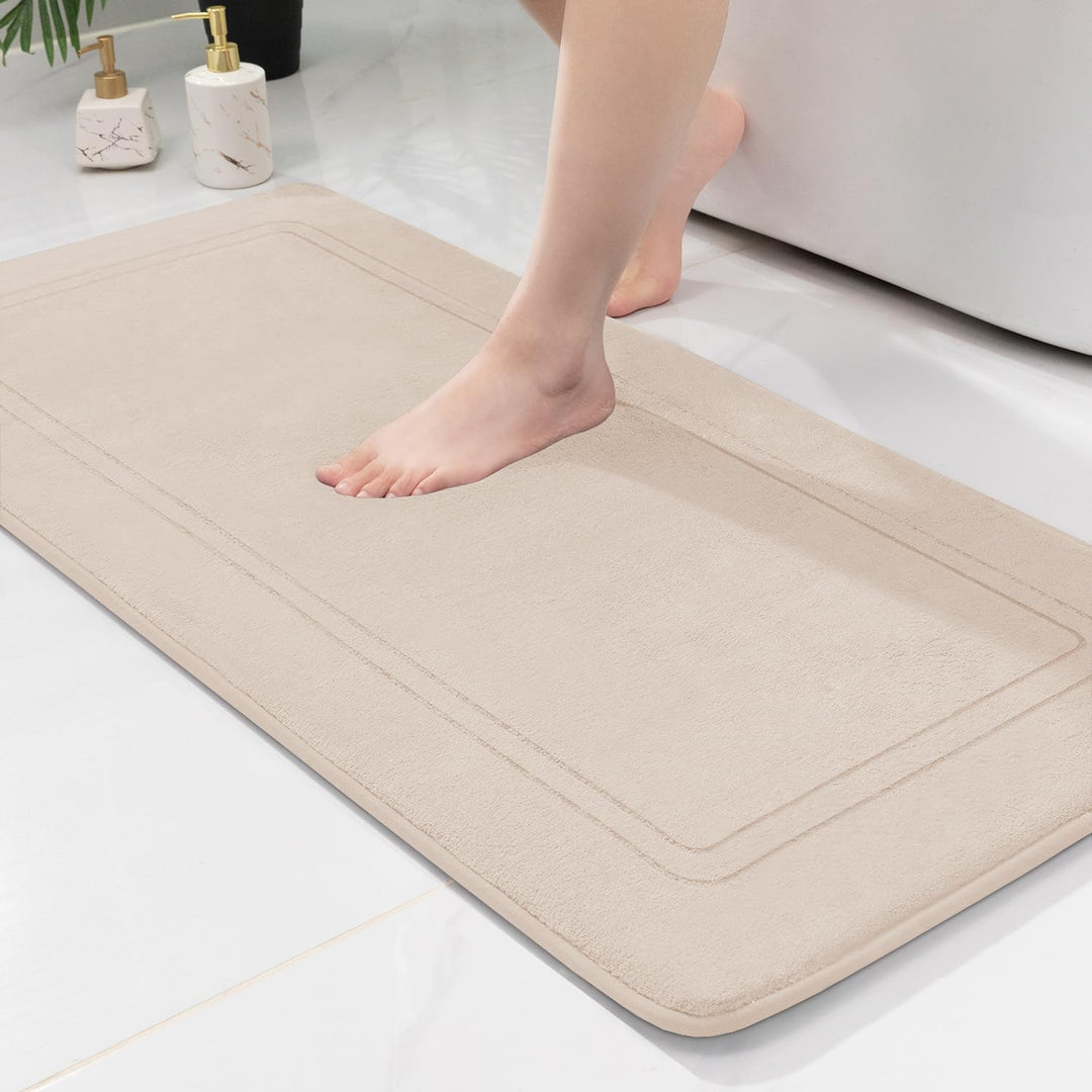 chakme Badematte rutschfest,Badezimmerteppich Weich Badteppich Saugfähige Badvorleger Duschvorleger