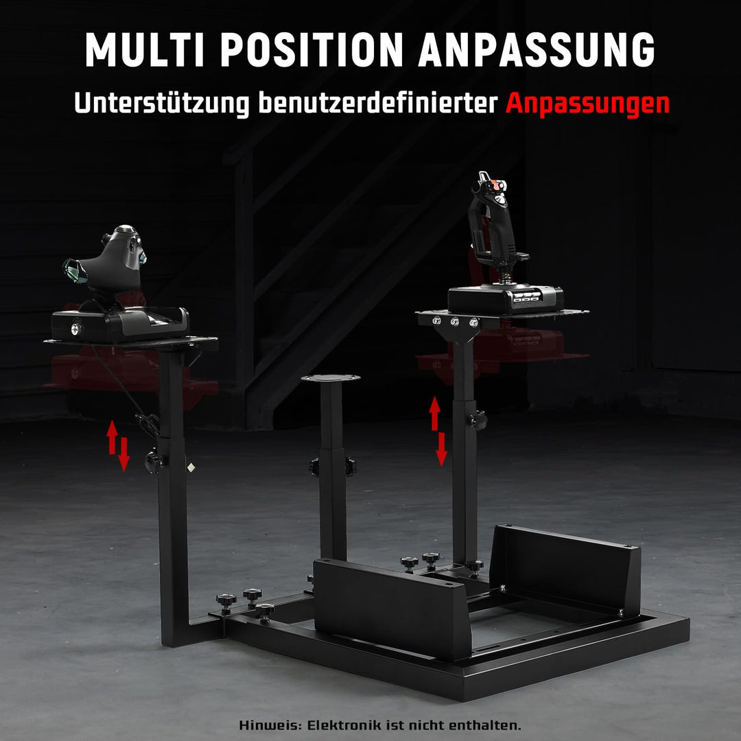 Dardoo Racing Flugsimulator Ständer mit Sitzrahmen
