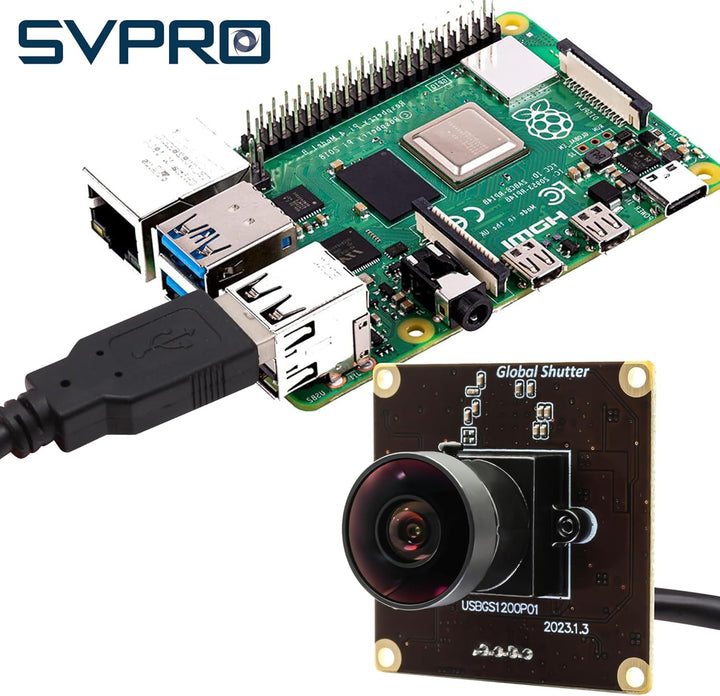 Svpro 2MP Global Shutter USB Kamera Board 90fps Hochgeschwindigkeits Webcam Modul mit Fisheye Objekt