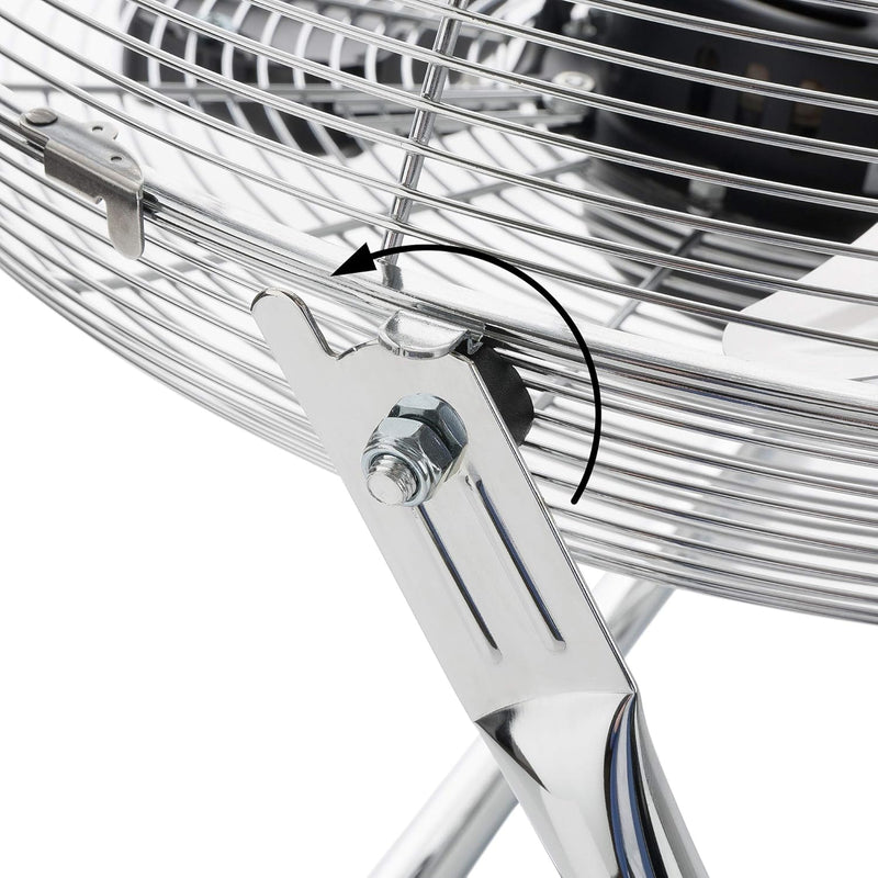 Arebos Bodenventilator Ø45 cm | Windmaschine Retro Stil | Ventilator | 3 Geschwindigkeitsstufen | ho