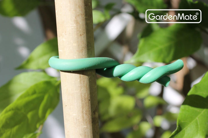 GardenMate® 12x Gartendraht 5,0 mm x 5 m mit Gummi ummantelt gummiert geschäumt 12 Stück, 12 Stü