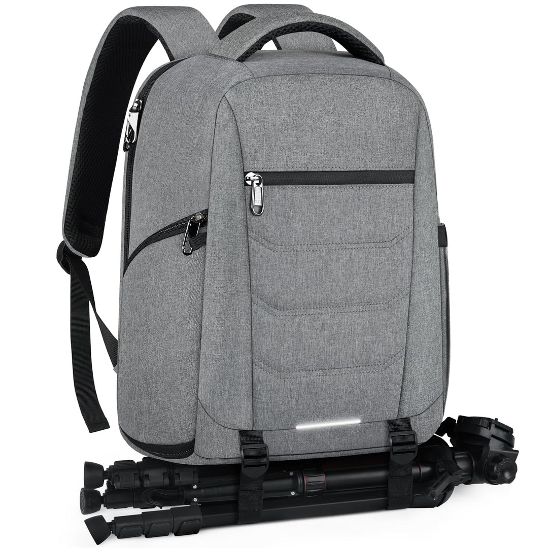 RAINSMORE Kamerarucksack Gross – Kameratasche Spiegelreflex für Fotografen, kamerarucksack mit 14 Zo