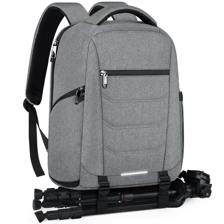 RAINSMORE Kamerarucksack Gross – Kameratasche Spiegelreflex für Fotografen, kamerarucksack mit 14 Zo