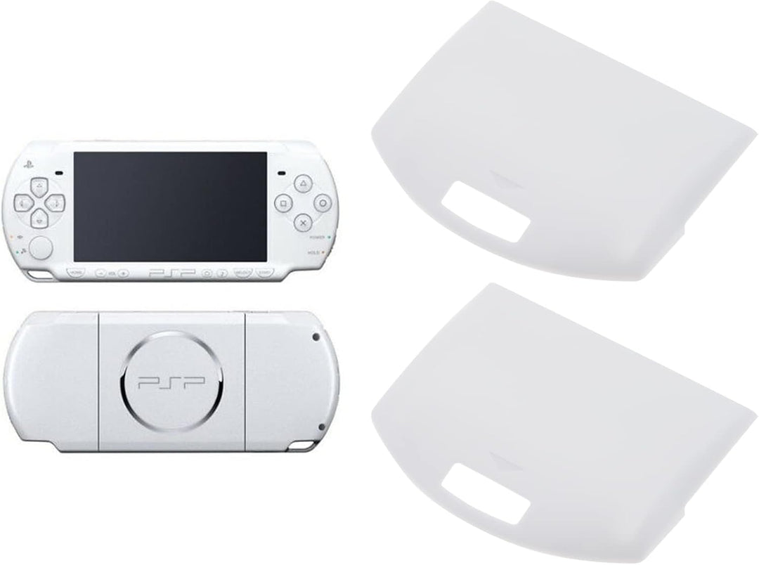 eMagTech 4X Ersatz-Akkuabdeckung Akku-Gehäuse Akku-Schutz Türdeckel Kompatibel mit Sony PSP 1000-Ser