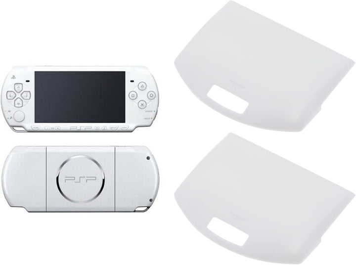 eMagTech 4X Ersatz-Akkuabdeckung Akku-Gehäuse Akku-Schutz Türdeckel Kompatibel mit Sony PSP 1000-Ser