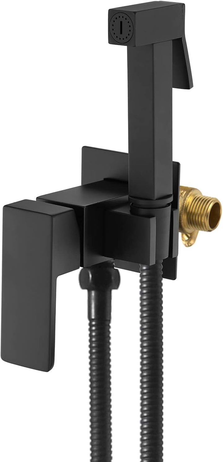 ESOP Bidet Handbrause Toilette Schwarz Messing Bidet Handbrause Sprayer für Bidet Armaturen WC, Bide