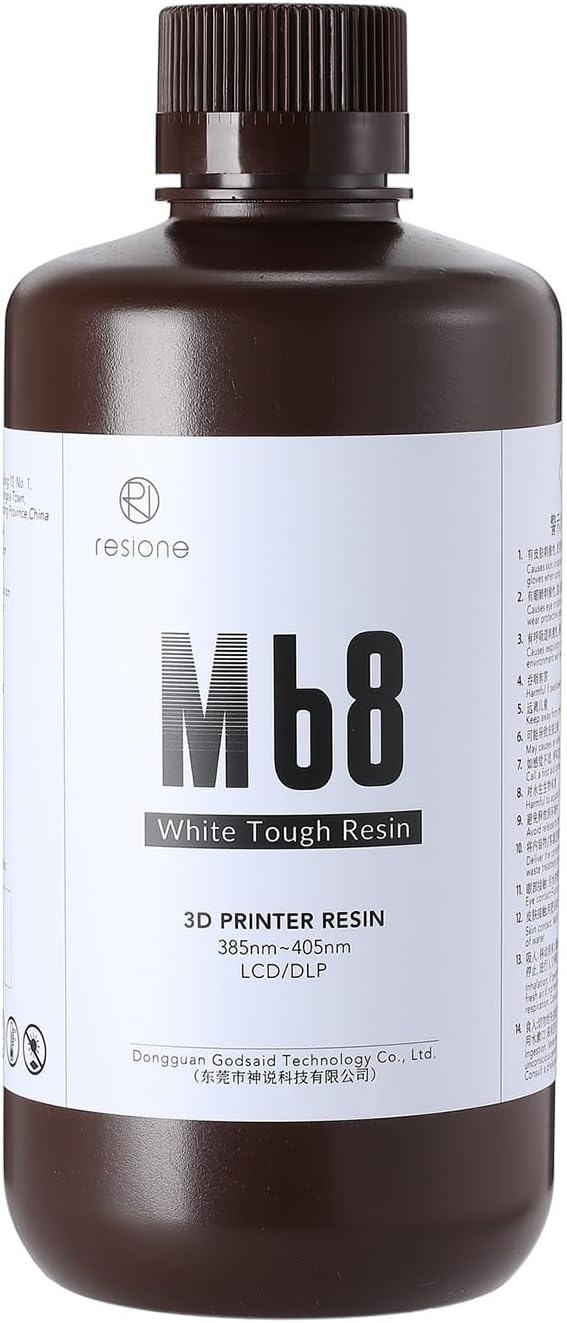 RESIONE Hart 3D Drucker Resin, Nicht sprödes ABS Like Hart Tough &Starres 3D-Resin für LCD-3D-Druck