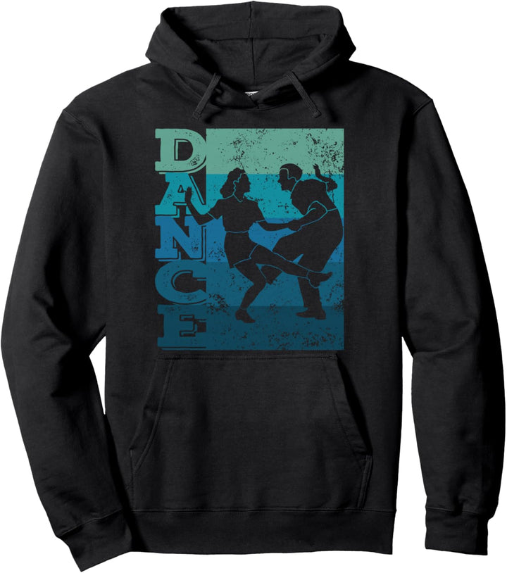Boogie Woogie Tanzschaukel im 60er-Jahre-Stil, Retro-Design Pullover Hoodie