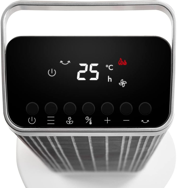 TROTEC Keramik Heizlüfter TFC 25 E – Heizleistung 1800 W / 2500 W – Heizung mit Thermostat, Raumgrös