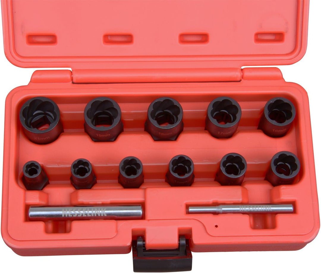 Hesselink® SN-1000 Spezial-Schraubenausdreher-Set für lange Gewinde 13-tlg.