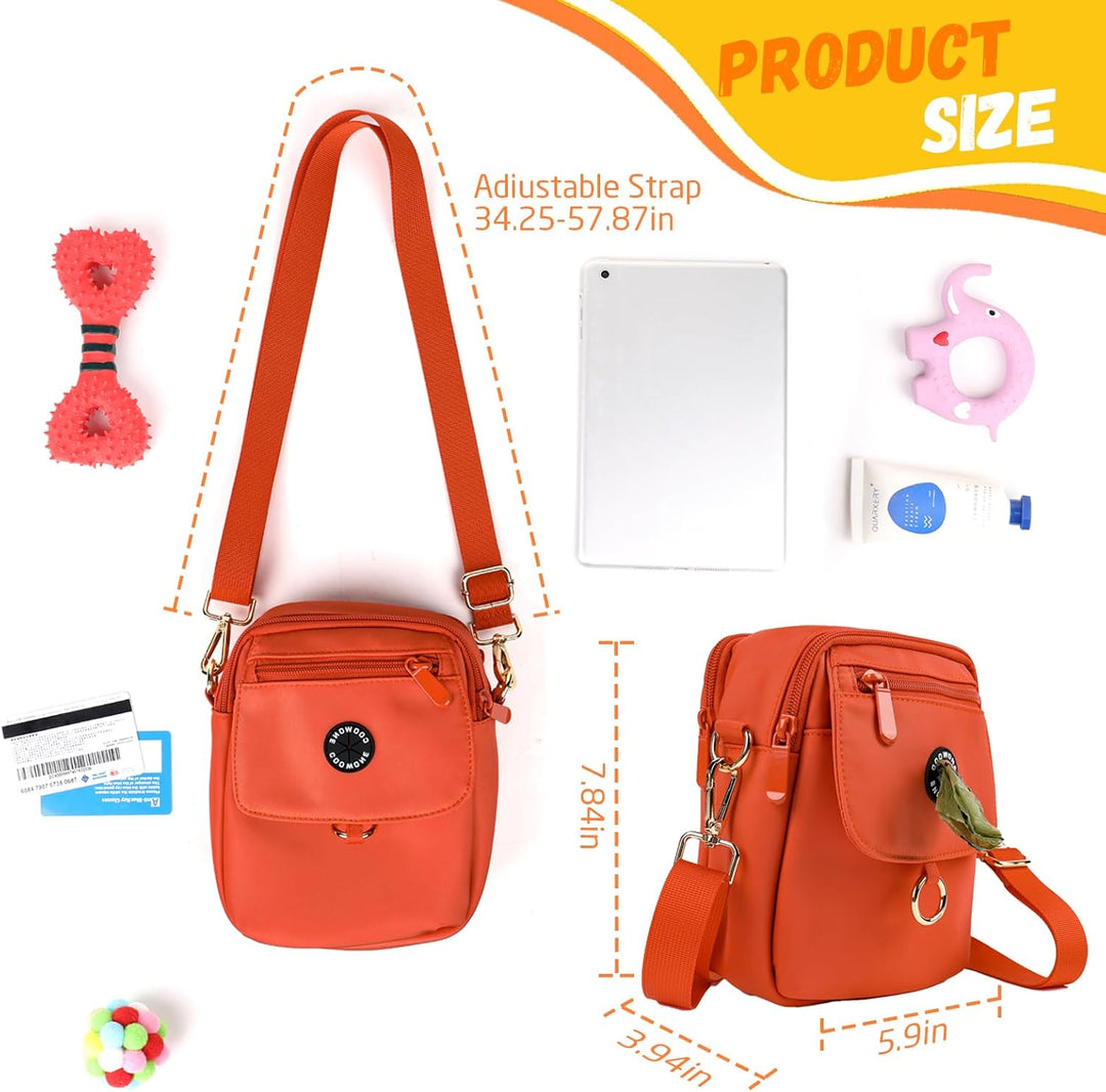 COOWONE wasserdichte Hundeleckerli-Tasche, Hundespaziergang Tasche, Leckerli-Tasche für Hunde, Hunde