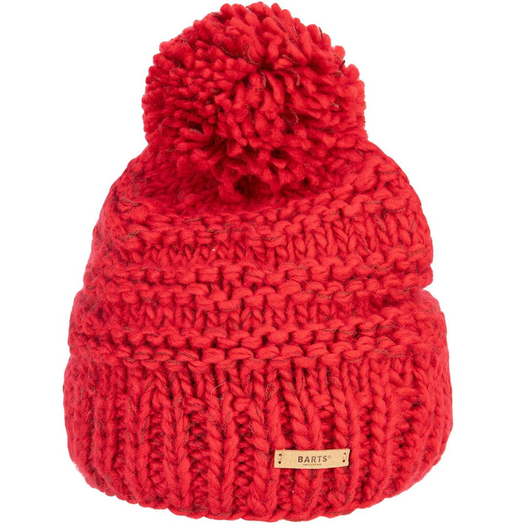 Barts Jasmin Bommelmütze Beanie Wintermütze Einheitsgrösse Rot, Einheitsgrösse Rot