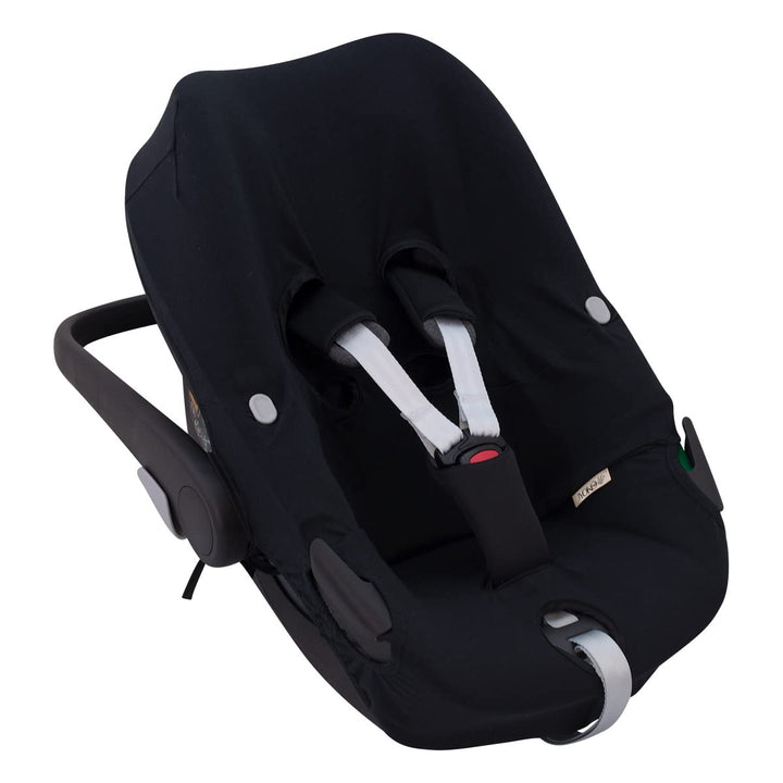 JYOKO Kids Bezug kompatibel mit Maxi Cosi Pebble 360 Y FamilyFix 360, aus Baumwolle (Black Series),