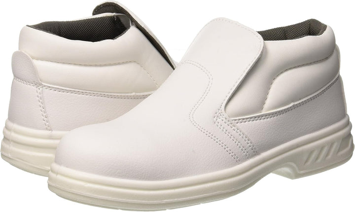 Portwest Steelite Schlupf-Sicherheitsstiefel S2, Grösse: 36, Farbe: Weiss, FW83WHR36