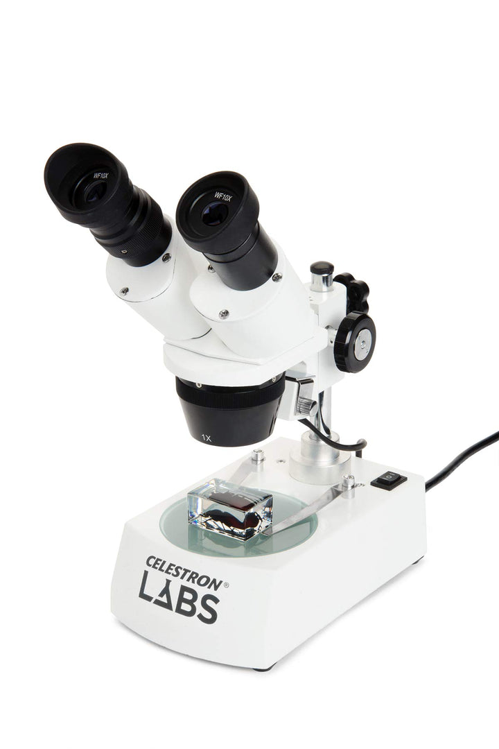 Celestron 44218 CL-S10-60 Stereo Microscope, 10x-60x Magnification, White