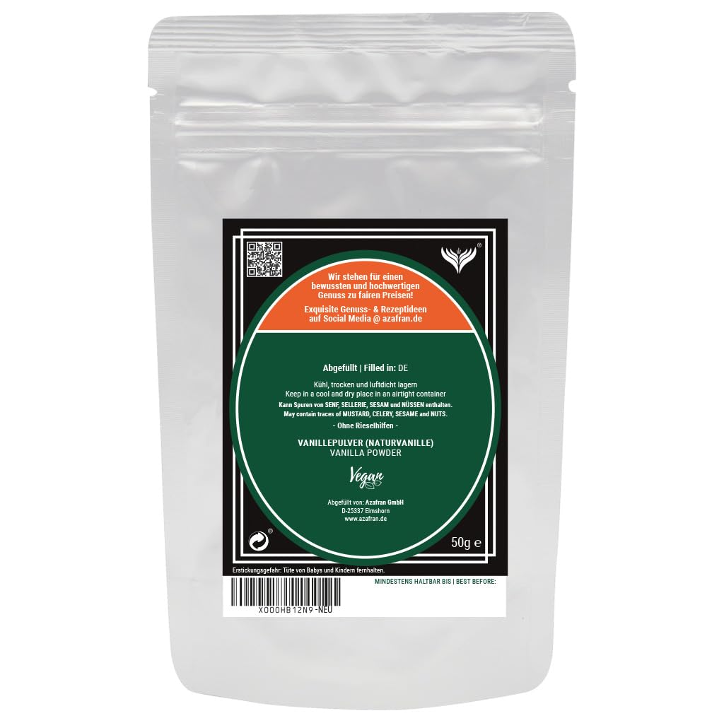Azafran Vanille gemahlen - Vanillepulver 50g