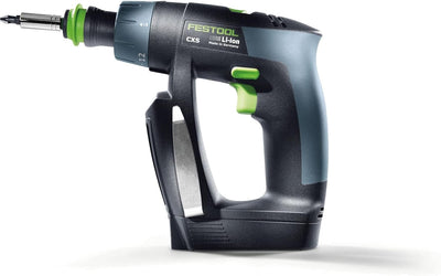 Festool Akku-Bohrschrauber CXS 2,6-Set (mit Akkupacks, Ladegerät, Werkzeugfutter, Magnet-Bithalter,