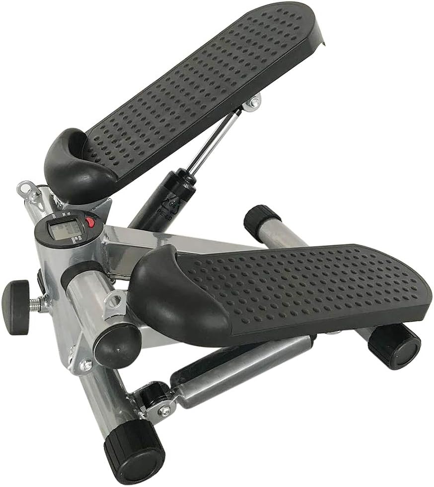 Stepper für Zuhause,Mini Stepper für Zuhause,Up-Down Swing Stepper mit Power Ropes, Stepper Hometrai