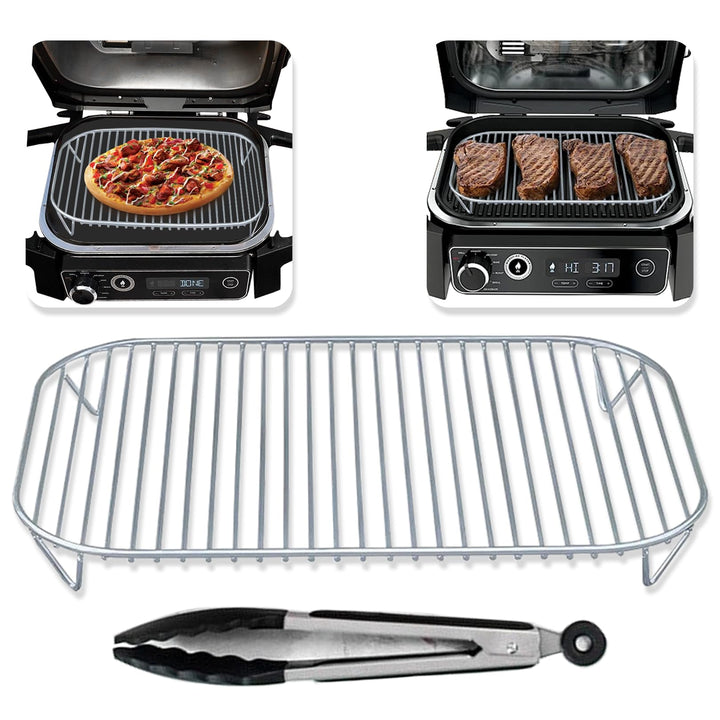 1Stück Grill für Ninja Woodfire,Edelstahl Grillrost Kompatibel Mit Ninja Outdoor Grill & Smoker,Elek