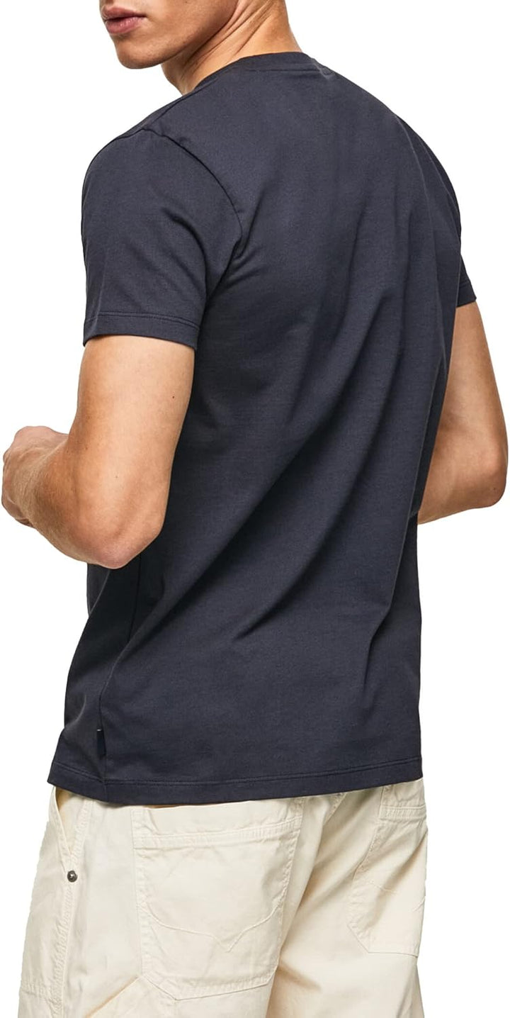 Pepe Jeans Herren Ronson T-Shirt S Blue (Dulwich), S Blue (Dulwich)
