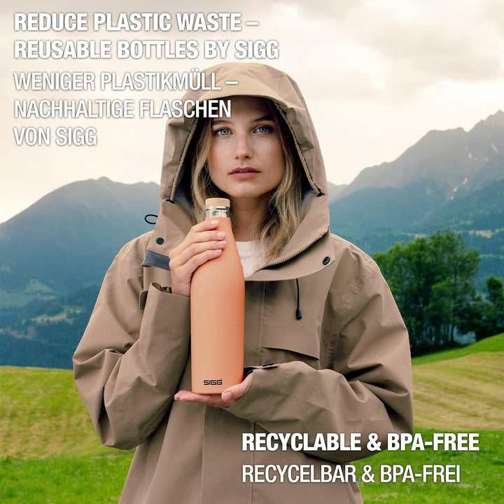 SIGG - Isolierte Trinkflasche - Meridian - Auslaufsicher - Extra schlank - BPA-frei - Plastikfrei -