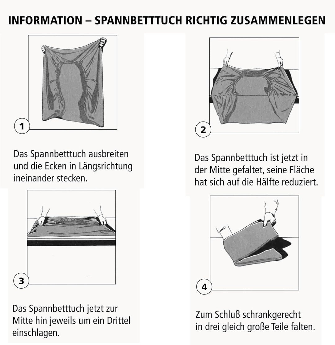 Kaeppel Biber Bettlaken Betttuch 180-200x200 cm Spannbettlaken 14 Farben Uni Öko, Farbe:Weiss 200 cm