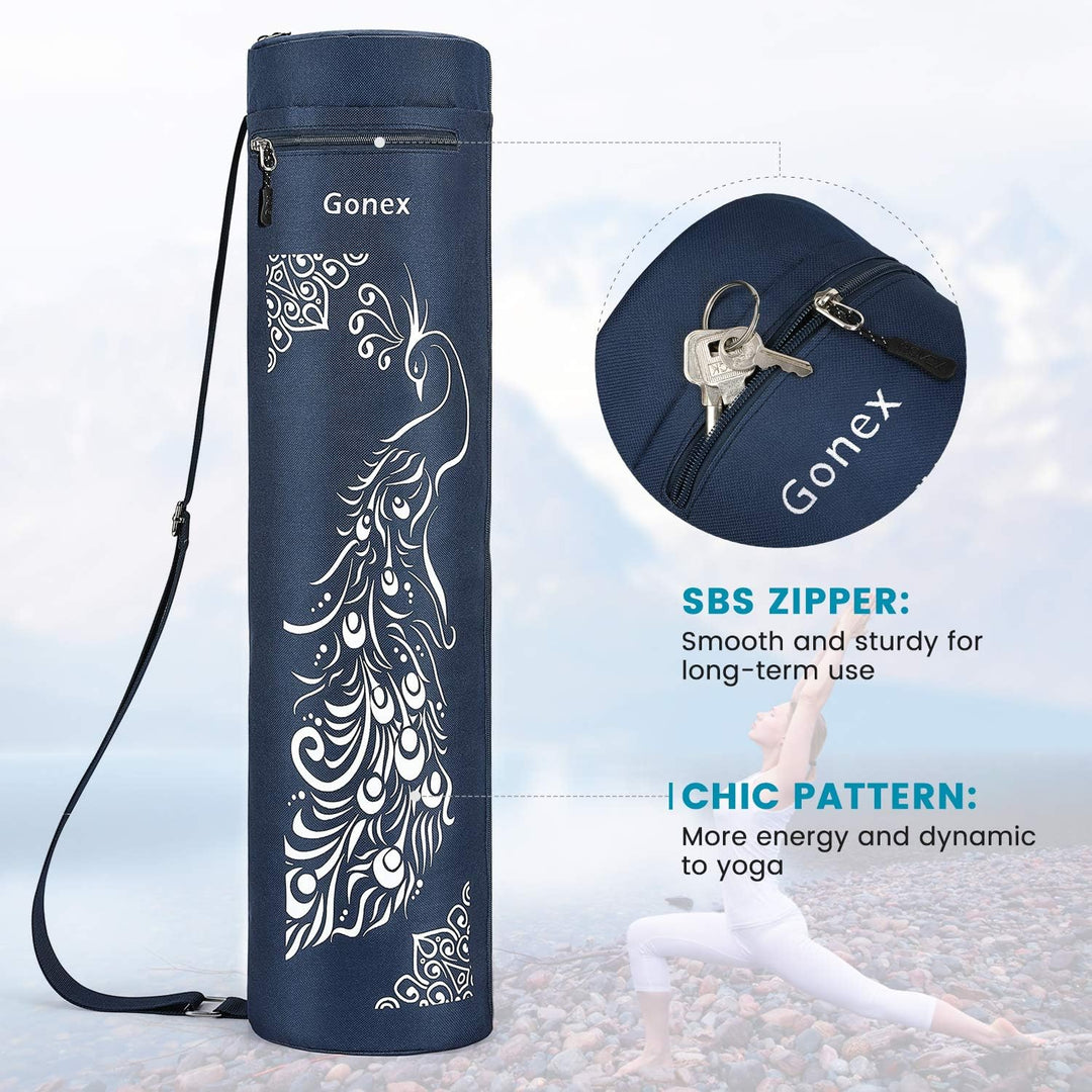 Gonex Yogatasche, Yogamatte Tasche Durchgehender Reissverschluss für Robuste wasserdichte Yogamatten