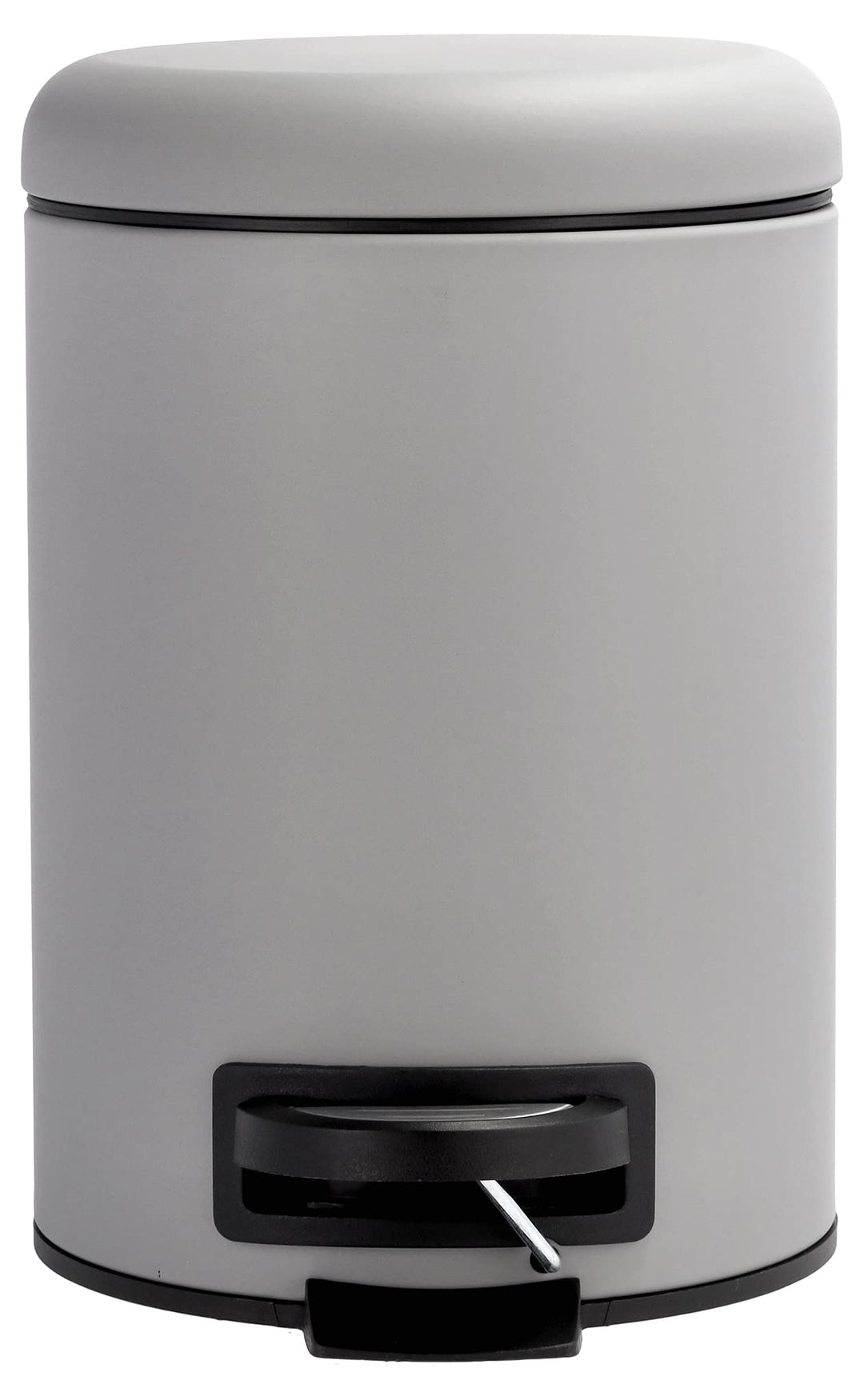 Södahl Mono Kosmetikeimer, Mülleimer fürs Bad, Höhe 25 cm, Fassungsvermögen 3 Liter, Grau