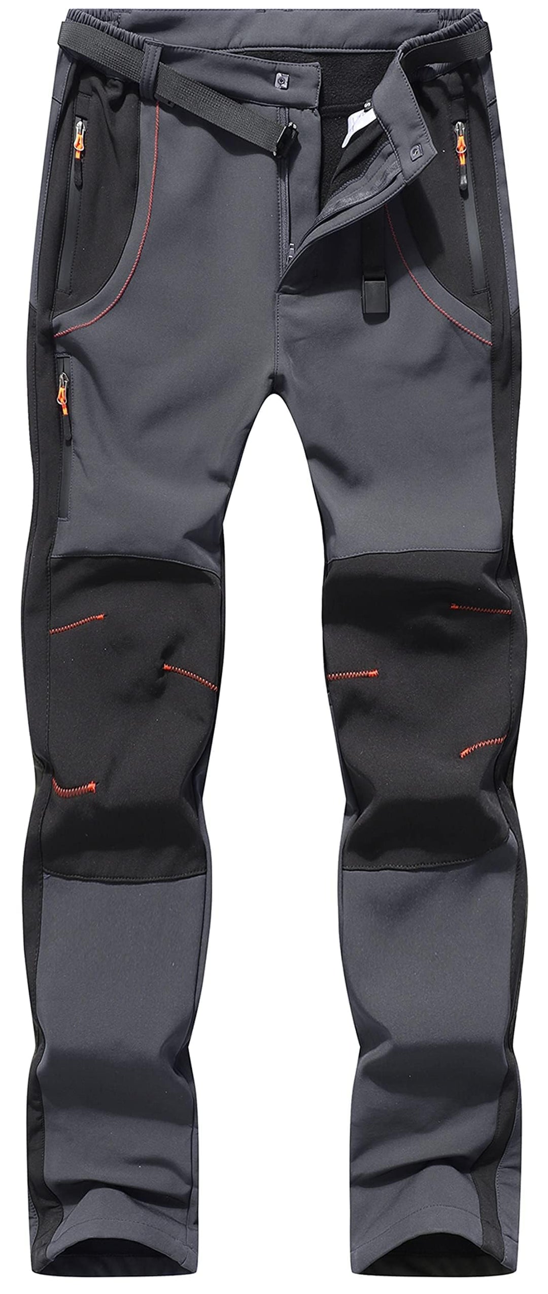 BenBoy Herren Wanderhose Wasserdicht Softshellhose Outdoorhose Winddicht Warm Gefüttert Skihose Snow