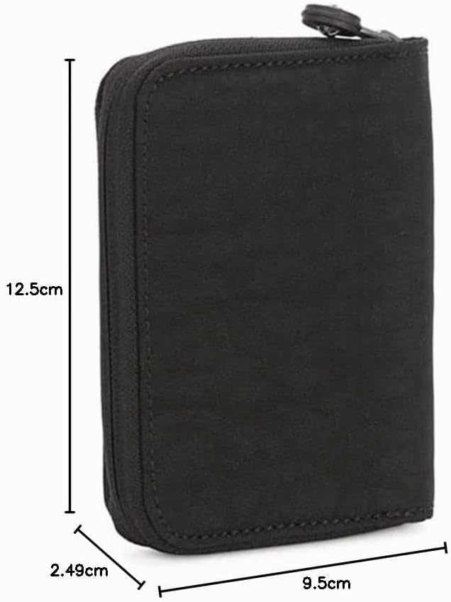 Kipling Damen Money Love Wallets, Black Noir, Black Noir